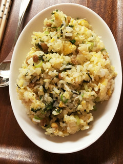 納豆が苦手でも食べられる納豆チャーハン-レシピのメイン写真