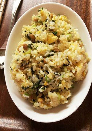 納豆が苦手でも食べられる納豆チャーハン-レシピのメイン写真