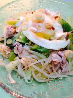 柚子胡椒の半熟卵野菜丼-レシピのメイン写真