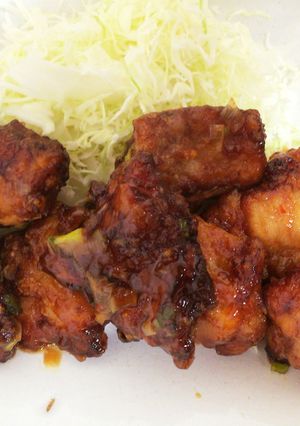 ちょっとピリ辛韓国風唐揚げ-レシピのメイン写真