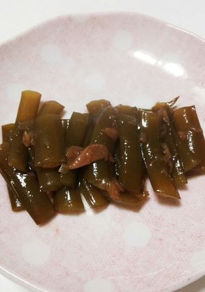梅味の茎ワカメ♪余りは梅ドレッシング☆-レシピのメイン写真
