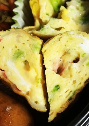 野菜たっぷりたまご焼き-レシピのメイン写真