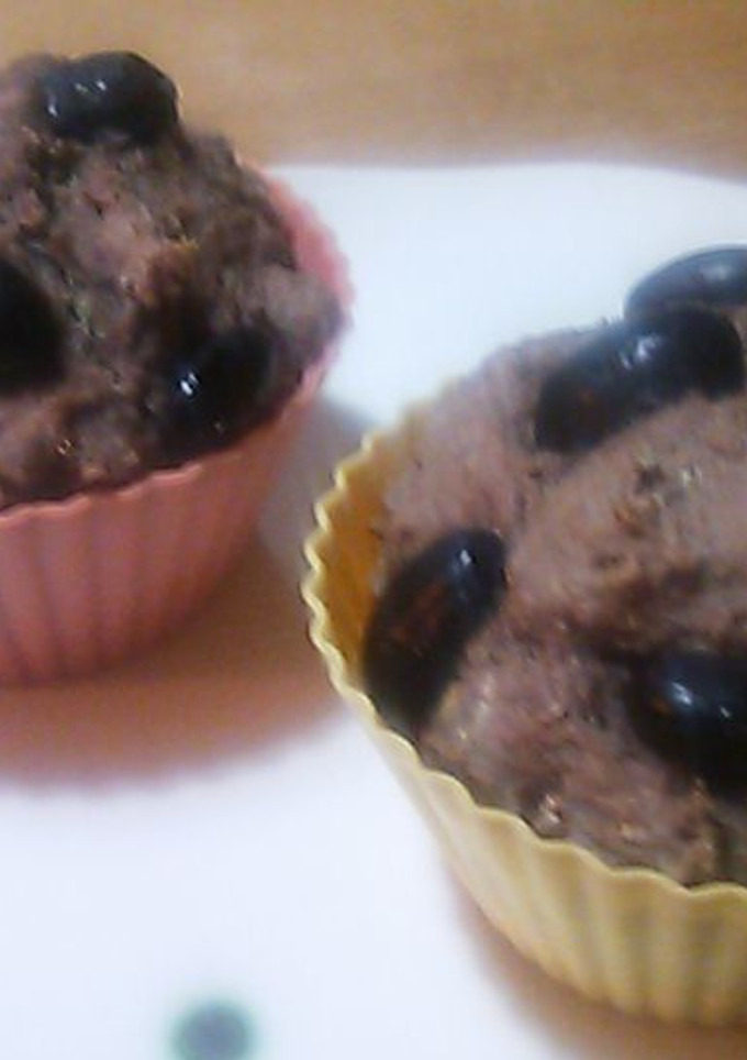まっくろ黒豆プチケーキ甘さ控えめver-レシピのメイン写真