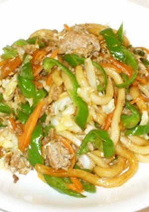 簡単！焼きうどん♪和風・ソース・しょうゆ-レシピのメイン写真