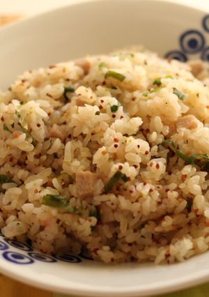 粒マスタードでネギチャーハン-レシピのメイン写真
