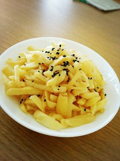 手軽♪たくあん漬けの炒め物-レシピのメイン写真