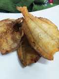 そのまんま小さめのカレイ唐揚げ