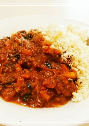 黒豆キーマカレー(甘口)おからごはん-レシピのメイン写真