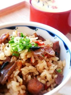 照りっと美味しい✾炊き込みご飯✾かしわ飯-レシピのメイン写真
