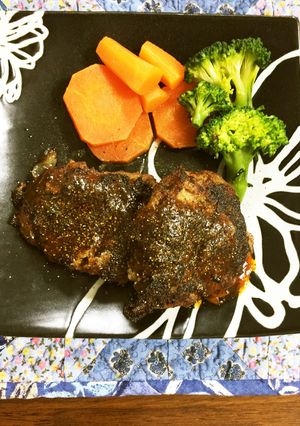 めっちゃ簡単 ペッパーハンバーグ-レシピのメイン写真