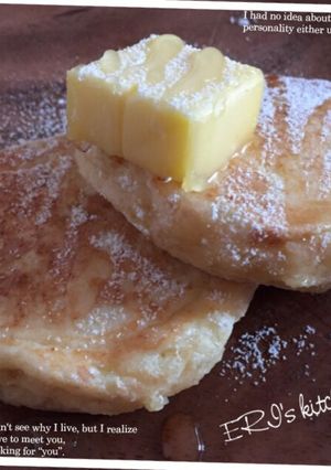 ふわもち食感♡ヘルシーおからホットケーキ-レシピのメイン写真