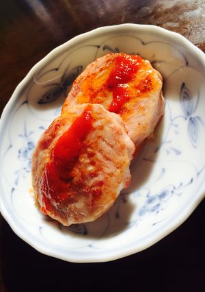 明宝ハムのオリーブオイル炒め-レシピのメイン写真
