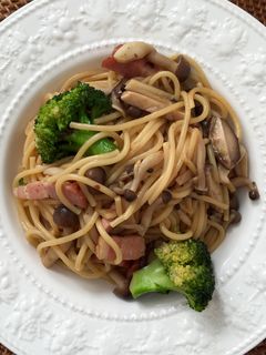 簡単!きのこと野菜の和風パスタ-レシピのメイン写真
