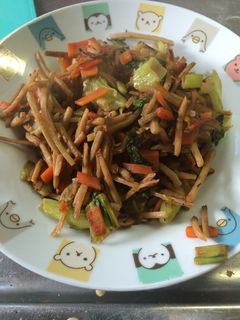 チンゲン菜を入れてきんぴら♬お弁当にも!-レシピのメイン写真