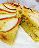 ＨＭで♪りんごと芋あんのケーキ