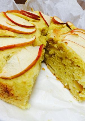 ＨＭで♪りんごと芋あんのケーキ-レシピのメイン写真