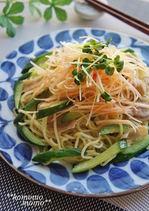 ◆きゅうりとピリ辛ねぎの塩焼そば◆-レシピのメイン写真