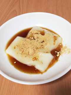 メイプルシロップできな粉もち-レシピのメイン写真