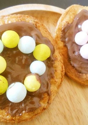 簡単カラフル☆チョコレート煎餅-レシピのメイン写真