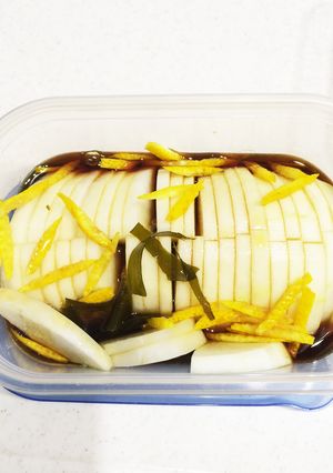 柚子香る大根の漬け物（覚書）-レシピのメイン写真