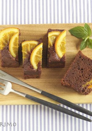 チョコとオレンジのケーキ-レシピのメイン写真
