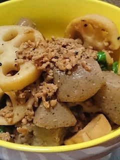 レンコン◎ピリ辛炒め-レシピのメイン写真