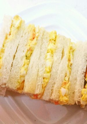 離乳食 後期～ トマトたまごサンド-レシピのメイン写真