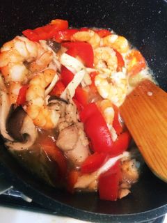 海老と鶏肉のアヒージョ-レシピのメイン写真