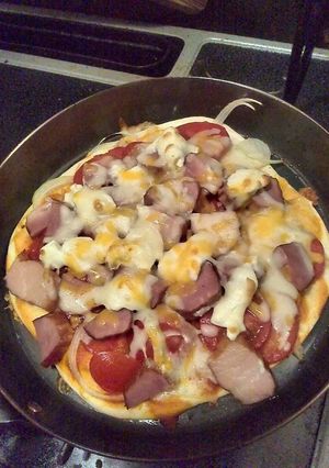 グリルで簡単石焼風ピザ-レシピのメイン写真