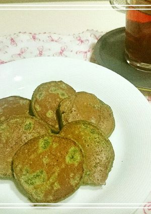 朝ごはん☆おから青汁パンケーキで糖質オフ-レシピのメイン写真
