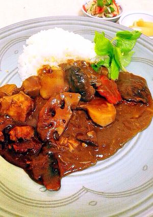 5分でおせちリメイク♫煮しめで和風カレー-レシピのメイン写真