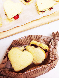 友チョコにハートケーキ-レシピのメイン写真