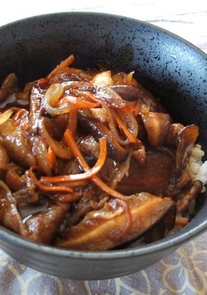 豚バラこってり丼-レシピのメイン写真