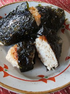 鶏つくね★のり巻き-レシピのメイン写真