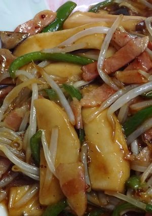もやしとエリンギの醤油マスタード炒め-レシピのメイン写真