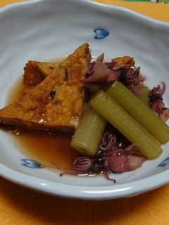 ホタルイカと蕗で春の煮物-レシピのメイン写真