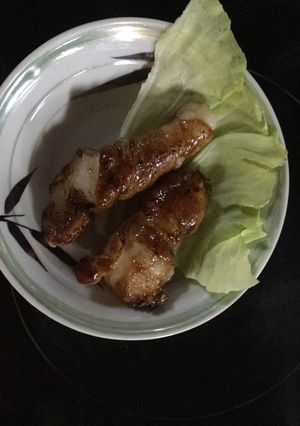 餅とお肉のコラボ-レシピのメイン写真