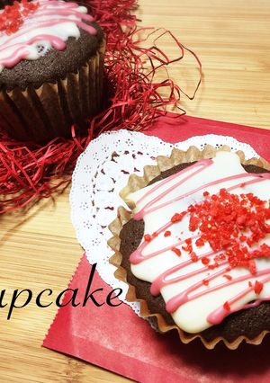 ❁バレンタインに大人可愛いカップケーキ❁-レシピのメイン写真