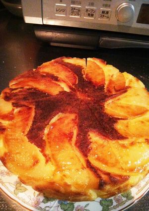 ラ・フランスの簡単ケーキ-レシピのメイン写真