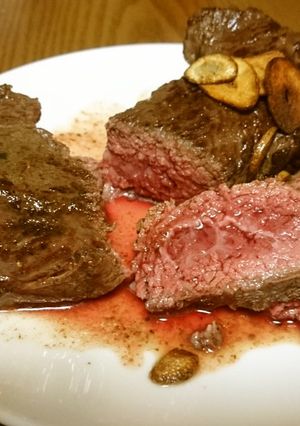 コストコ牛肩ロースかたまり 夢のステーキ-レシピのメイン写真