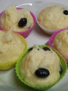 御節の黒豆の余りで蒸しパン-レシピのメイン写真