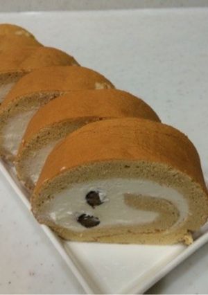 黒豆ロールケーキ-レシピのメイン写真