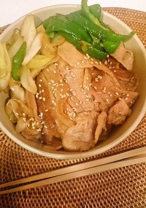 ノンメタポークでガッツリ豚丼-レシピのメイン写真