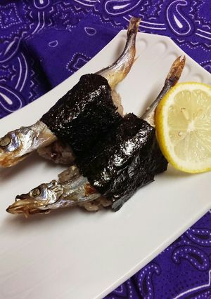 まるごとししゃも♪ベイカおこわおにぎり-レシピのメイン写真
