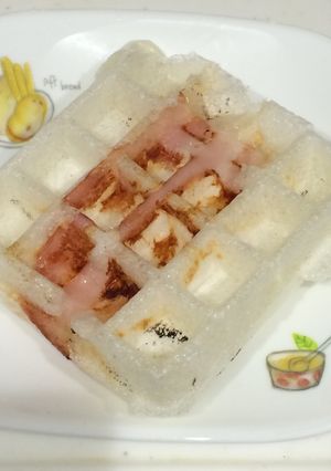 余ったお餅で★ベーコンモッフル-レシピのメイン写真