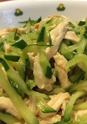 蒸し鶏ときゅうりの中華サラダ-レシピのメイン写真