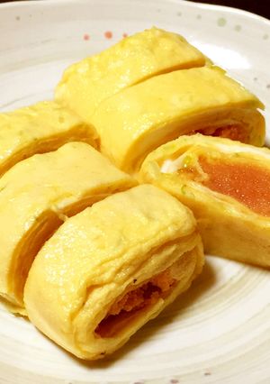 たらこの卵焼き-レシピのメイン写真