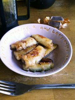簡単焼きばなな-レシピのメイン写真