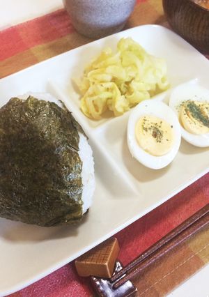 思い出の味クリームチーズおかかおにぎり。-レシピのメイン写真