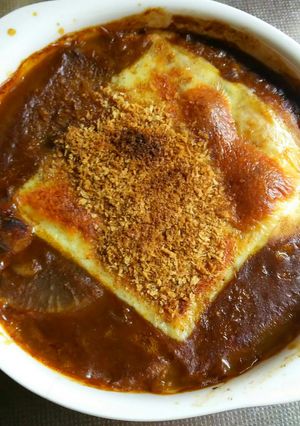 リメイク！蒸し大豆で焼きカレー-レシピのメイン写真